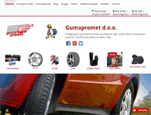 Tablet Screenshot of gumapromet.com